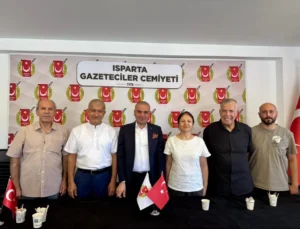 AGF Heyeti Isparta’da Yerel Basının Nabzını Tuttu: Mesleki Dayanışma Vurgusu Öne Çıktı