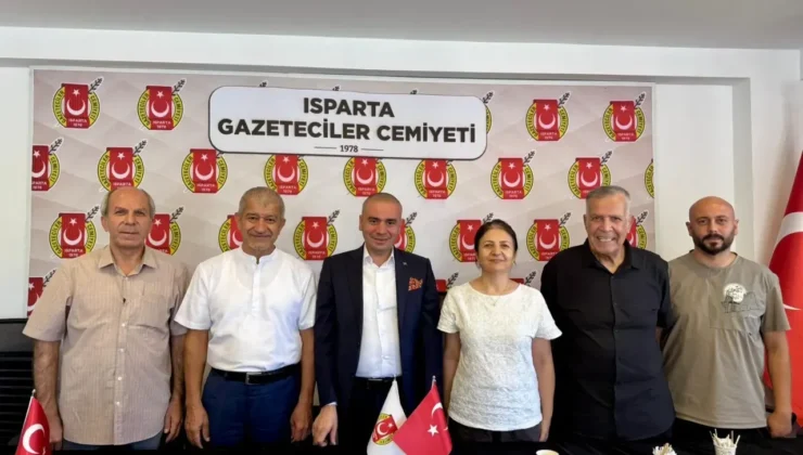 AGF Heyeti Isparta’da Yerel Basının Nabzını Tuttu: Mesleki Dayanışma Vurgusu Öne Çıktı