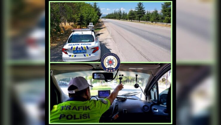 Isparta’da Trafik Güvenliği İçin Radar Denetimleri Aralıksız Sürdürülüyor
