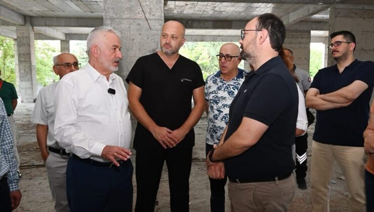 SDÜ Hastanesi’nde Yeni Üniteler Yükseliyor: Başkan Başdeğirmen İncelemede Bulundu