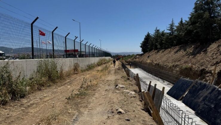 DSİ 18. Bölge Müdürlüğü’nden OSB İçindeki Derelere Islah Çalışması dsi