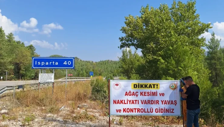 Isparta–Antalya Karayolu’nda Orman Güvenliği İçin Temizlik Seferberliği