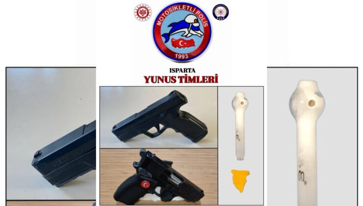 Davraz, Çünür ve Bağlar Mahallelerinde Tabanca ve Uyuşturucu Ele Geçirildi