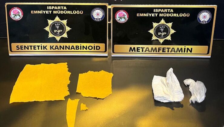 Isparta’da Uyuşturucu Operasyonu: Sentetik ve Metamfetamin Ele Geçirildi