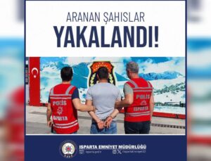 Isparta’da Hükümlü Takibi: 4 Şahıs Kesinleşmiş Hapis Cezalarıyla Yakalandı