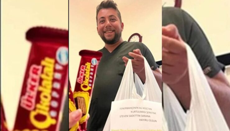 Isparta’da Sağlık Çalışanından Fenerbahçe Seçimi Sonrası Çikolatalı Kutlama