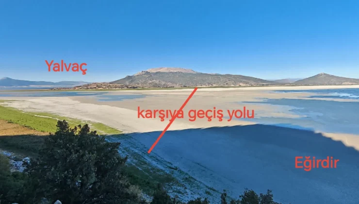 Mimarlar Odası Başkanı Caner Ataseven: Eğirdir Gölü’nün Son Durumunu Paylaştı: Yürüyerek Karşıya Geçmek Mümkün Olacak