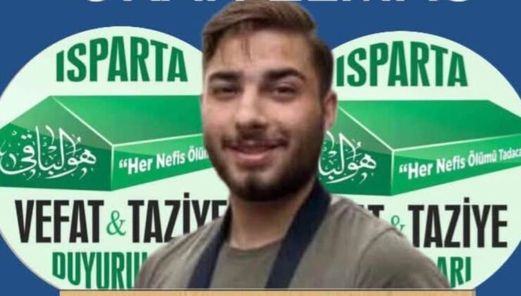 Yalvaçlı Genç Okan Elmas Hayatını Kaybetti: Almanya’da Toprağa Verildi