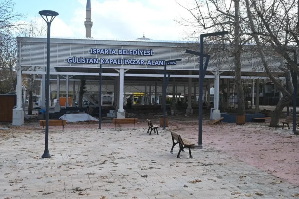Gülistan Kapalı Pazar Yeri inşaatı devam ediyor Gulistan Kapali Pazar Yeri 3