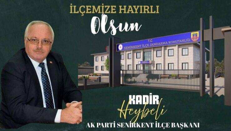Senirkent’e Yeni İlçe Jandarma Komutanlığı Binası Geliyor