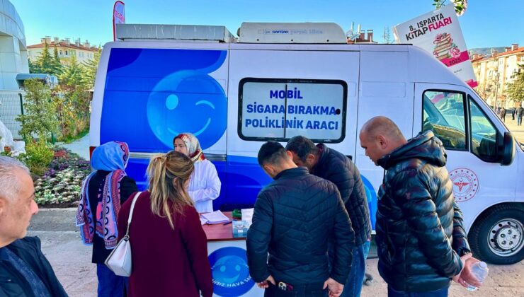 Mobil Sigara Bırakma Polikliniği, Kitap Fuarında yerini aldı