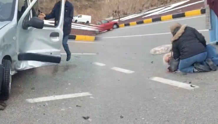 Dostluk Yolu’nda Buzlanma Faciası: 2 Araç Çarpıştı, 1 Kişinin Durumu Ağır
