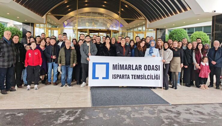 Antalya Mimarlar Odası Seçimlerini Tamamladı: Isparta’dan 100 Mimar Katıldı
