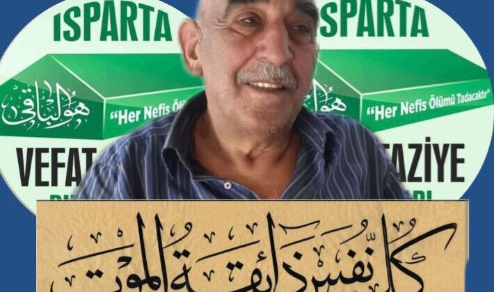 Sütçüler’in Acı Kaybı: Sevilen Şoför Mehmet Güneş (Kocakaş) Vefat Etti