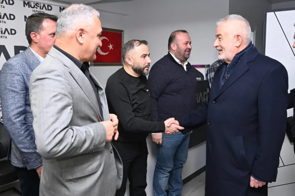 Şükrü Başdeğirmen MÜSİAD Yönetimiyle Buluştu: Hedef Güçlü Isparta Ekonomisi Baskan Basdegirmenden MUSIADa Ziyaret 3
