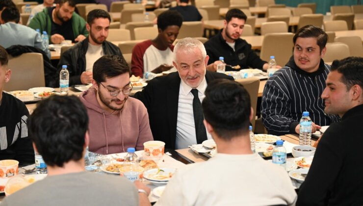 Başkan Başdeğirmen’den KYK Yurdu’na Sürpriz Ziyaret: Gençlerle İftar Açtı