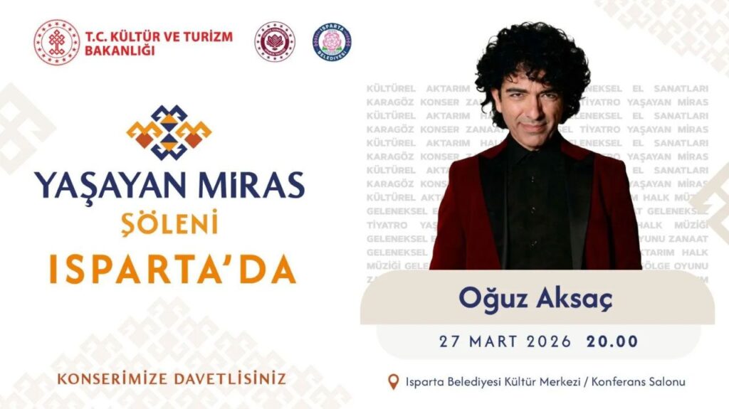 Isparta Kültürün Başkenti Oluyor: Yaşayan Miras Şöleni 2026 Başlıyor Isparta Kultur5