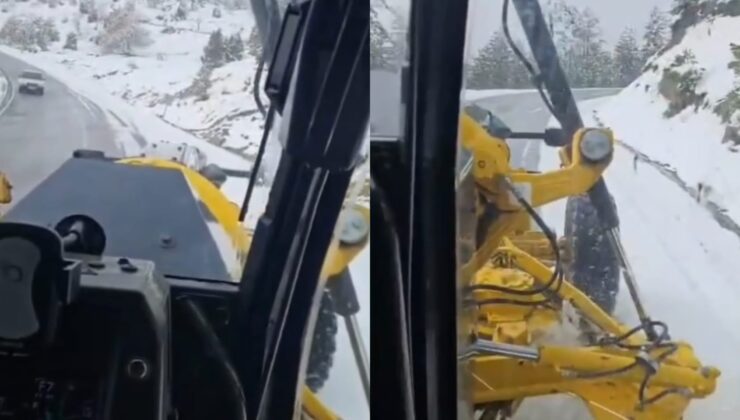 Isparta’nın Yükseklerinde Kar Mesaisi: Vali Çeşmesi Mevkiinde Yollar Kapanmıyor