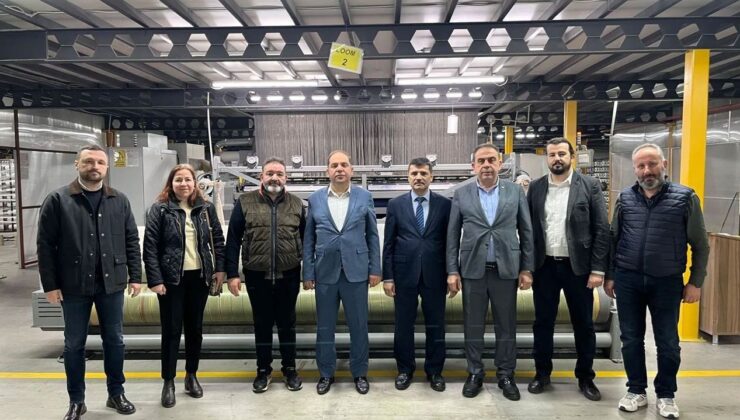 Isparta Halıcılığında Robotik Dönem: SANTEK Heyeti Üretim Tesislerini İnceledi