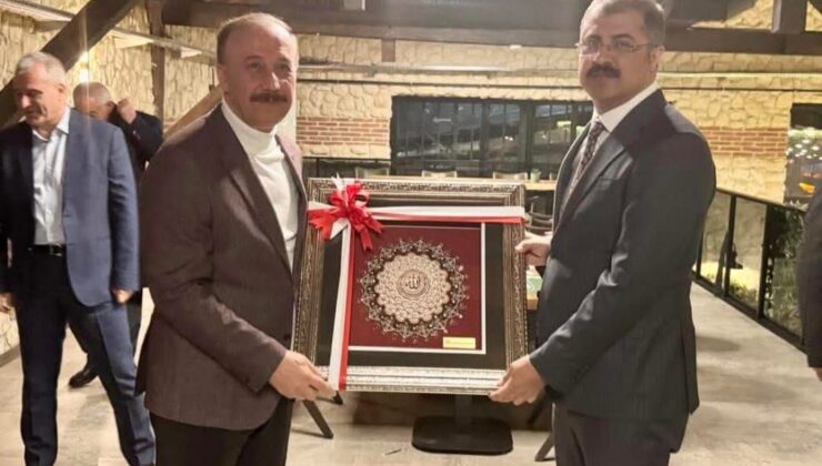 Vali Erin’den Adalet Komisyonu Başkanı Tünay’a Veda: “Hizmetleriniz İçin Teşekkürler”