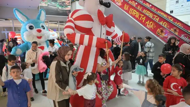 Isparta Meydan AVM’de 23 Nisan Şenliği: Etkinlikler Pazar Gününe Kadar Sürecek