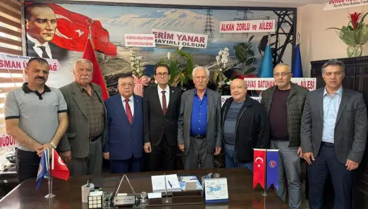 Tes-İş Isparta Şubesi’nde Yeni Dönem: İlk Ziyaret Emekliler Derneği’nden