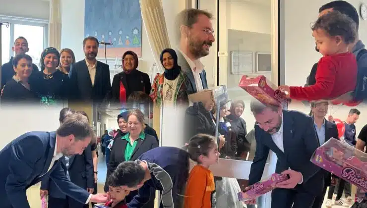 Furkan Cem Er Hastanede Tedavi Gören Çocukların Bayramını Kutladı