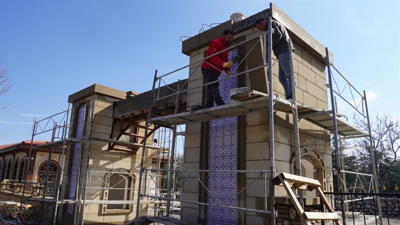 Isparta Şehir Hastanesi Yanında Yükselen Minia Isparta Projesi Yeni Cazibe Merkezi Olmaya Hazırlanıyor Minia Isparta Dioramik Muze ve Kafede cevre duzenleme calismalari devam ediyor 3