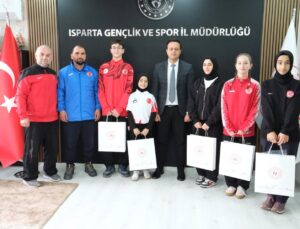 Murat Çağrı Kaya Şampiyon Tekvandocuları Makamında Ağırladı