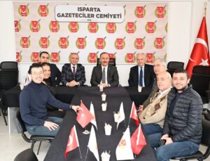 Vali Erin’den Gazeteciler Cemiyetine Ziyaret